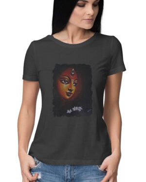 Durga 3 Round Neck Women Tee