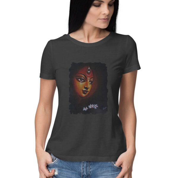 Durga 3 Round Neck Women Tee