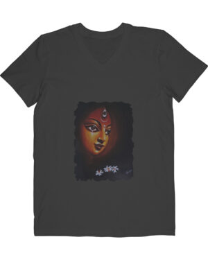 Durga 3 Men V Neck Tee