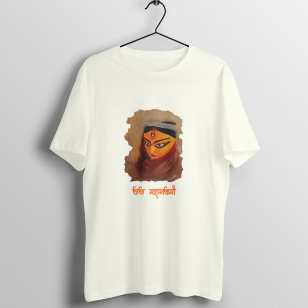 Maa Durga 2 Maha Saptami Men Round Neck Tee