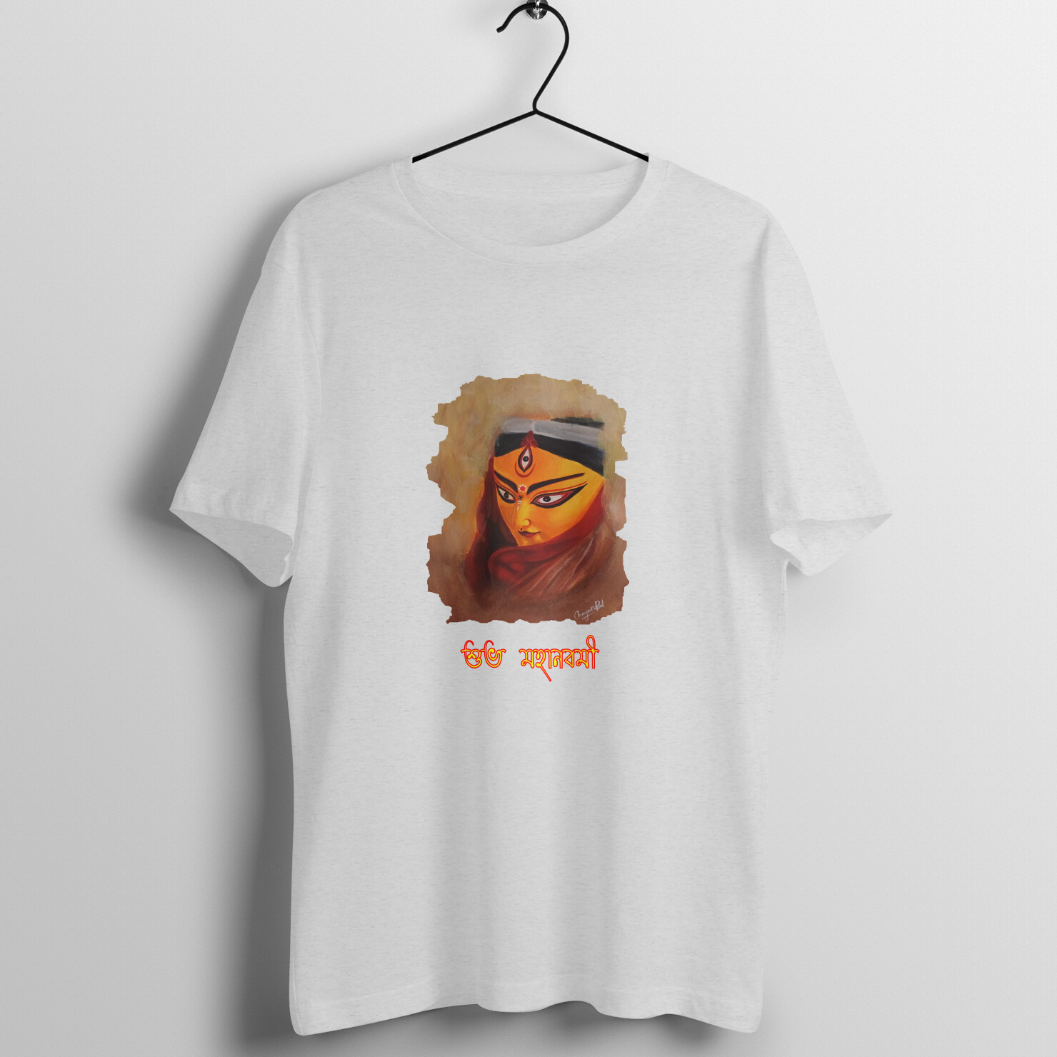 Maa Durga 2 Maha Navami Men Round Neck Tee